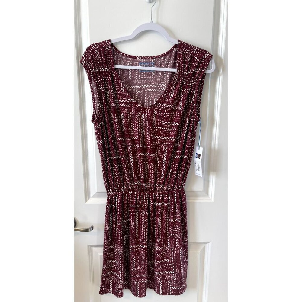 NWT Southern Tide Womens Size M Chianti Dress Pink Green burgundy white $140PMSR